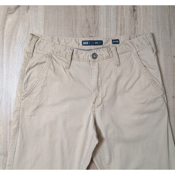 BKE Tyler Pants Size 31X32 Chino Straight Stretch Khaki Preppy Casual - Picture 4 of 12